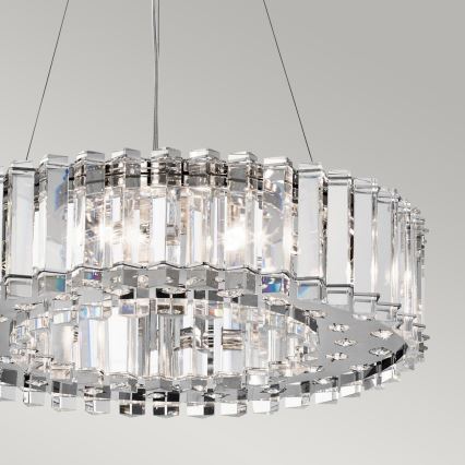 Kichler - LED Lühter vannituppa CRYSTAL SKYE 8xG9/3W/230V IP44