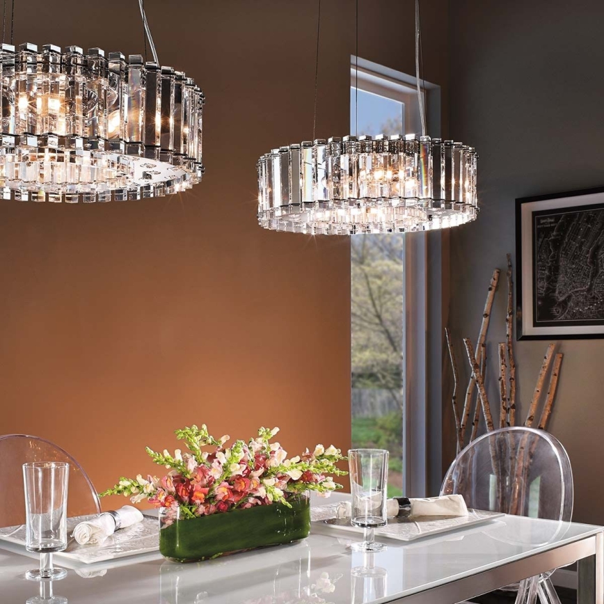 Kichler - LED Lühter vannituppa CRYSTAL SKYE 8xG9/3W/230V IP44
