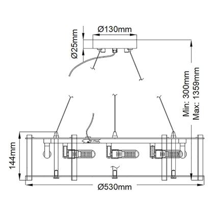 Kichler - LED Lühter vannituppa CRYSTAL SKYE 8xG9/3W/230V IP44