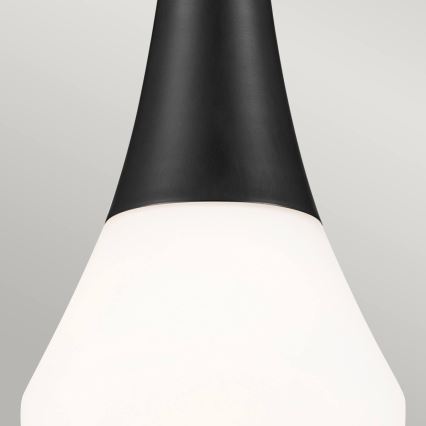 Kichler - DEELA varrega ripatslühter 1xE27/60W/230V läbimõõt 17,8 cm must