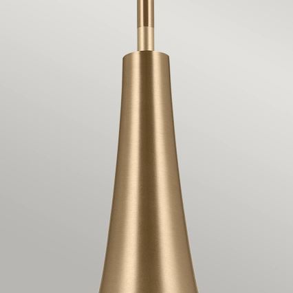 Kichler - Ripplühter DEELA 1xE27/60W/230V d. 17,8 cm messing