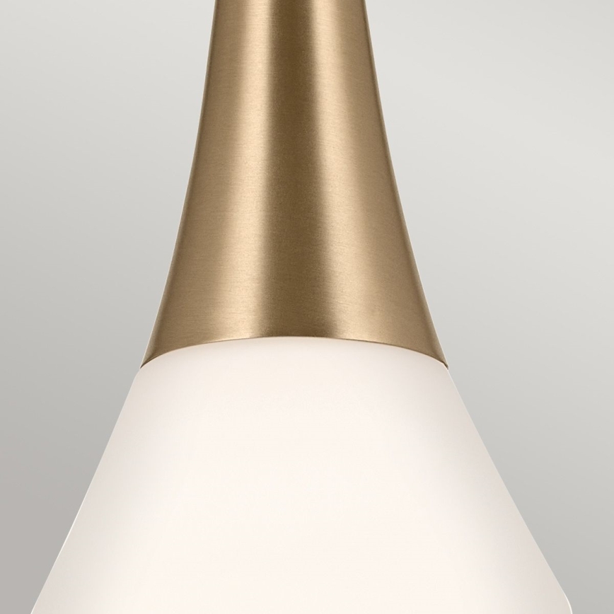 Kichler - Ripplühter DEELA 1xE27/60W/230V d. 17,8 cm messing