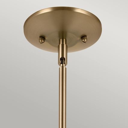 Kichler - Ripplühter DEELA 1xE27/60W/230V d. 17,8 cm messing
