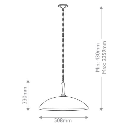 Kichler - Lühter DELAROSA 1xE27/60W/230V valge/messing