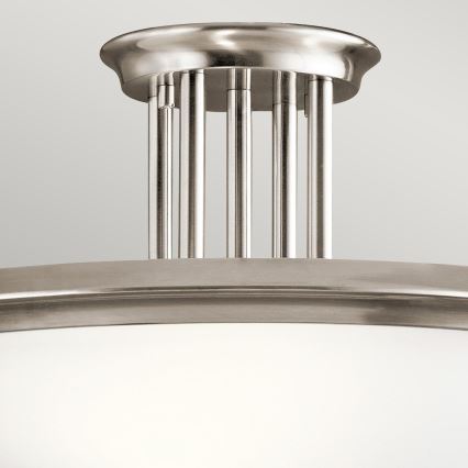 Kichler - Pinnale kinnitatav lühter DREYFUS 3xE27/60W/230V matt kroom