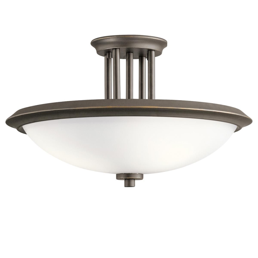 Kichler - Pinnale kinnitatav lühter DREYFUS 3xE27/60W/230V pronks