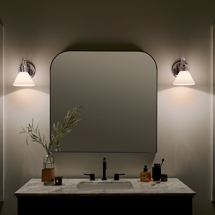 Kichler - LED Seinavalgusti vannituppa FARUM 1xG9/3W/230V IP44 läikiv kroom