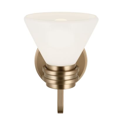 Kichler - LED Seinavalgusti vannituppa FARUM 1xG9/3W/230V IP44 messing