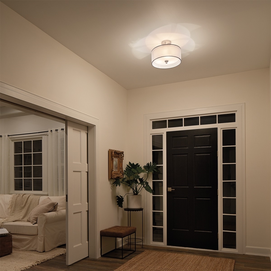 Kichler - Pinnale kinnitatav lühter LACEY 3xE27/60W/230V matt kroom