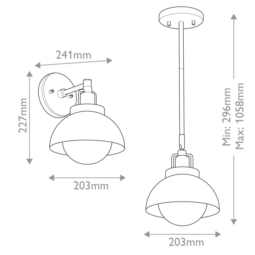 Kichler - Seinavalgusti NIVA 1xE27/40W/230V must