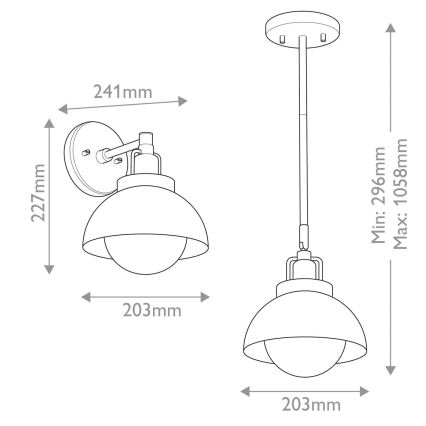 Kichler - Seinavalgusti NIVA 1xE27/40W/230V messing