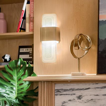 Kichler - LED Seinavalgusti SERENE LED/16W/230V messing