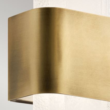 Kichler - LED Seinavalgusti SERENE LED/16W/230V messing