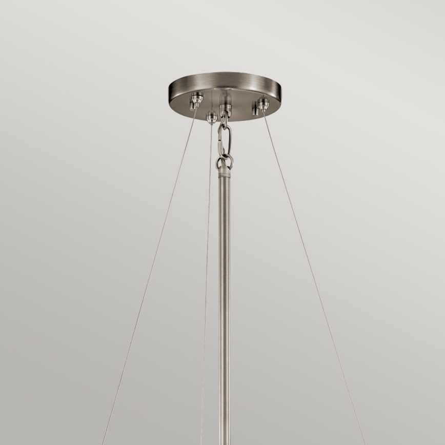 Kichler - Ripplühter SILVER CORAL 3xE27/100W/230V matt kroom
