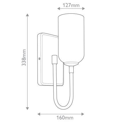 Kichler - LED vannitoa valgusti SOLIA 1xG9/3W/230V IP44 kuldne