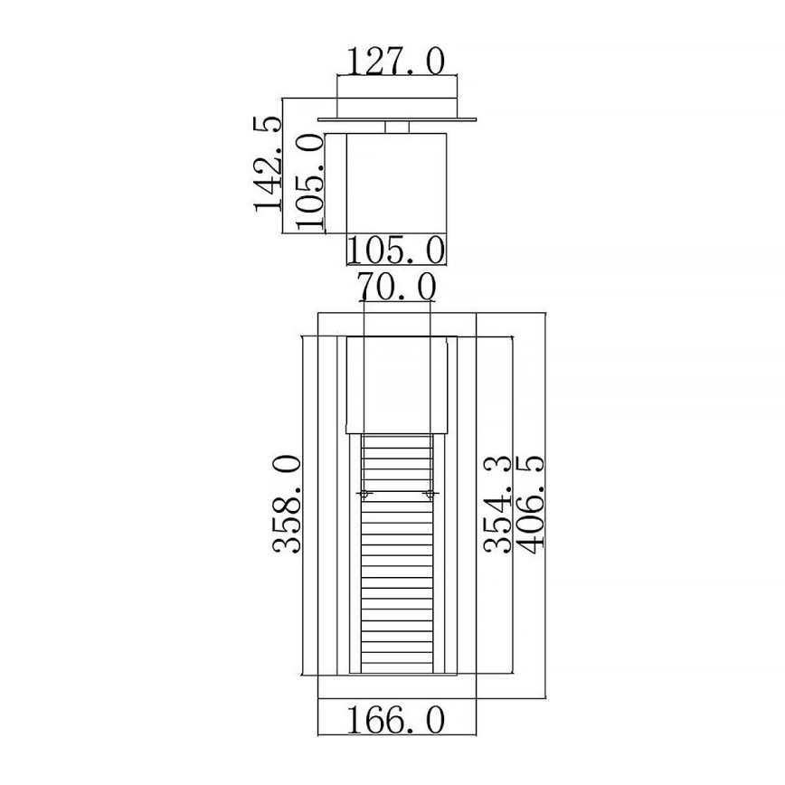 Kichler - LED  Väli seinavalgusti  SOREL 1xGU10/7W/230V IP44 pruun
