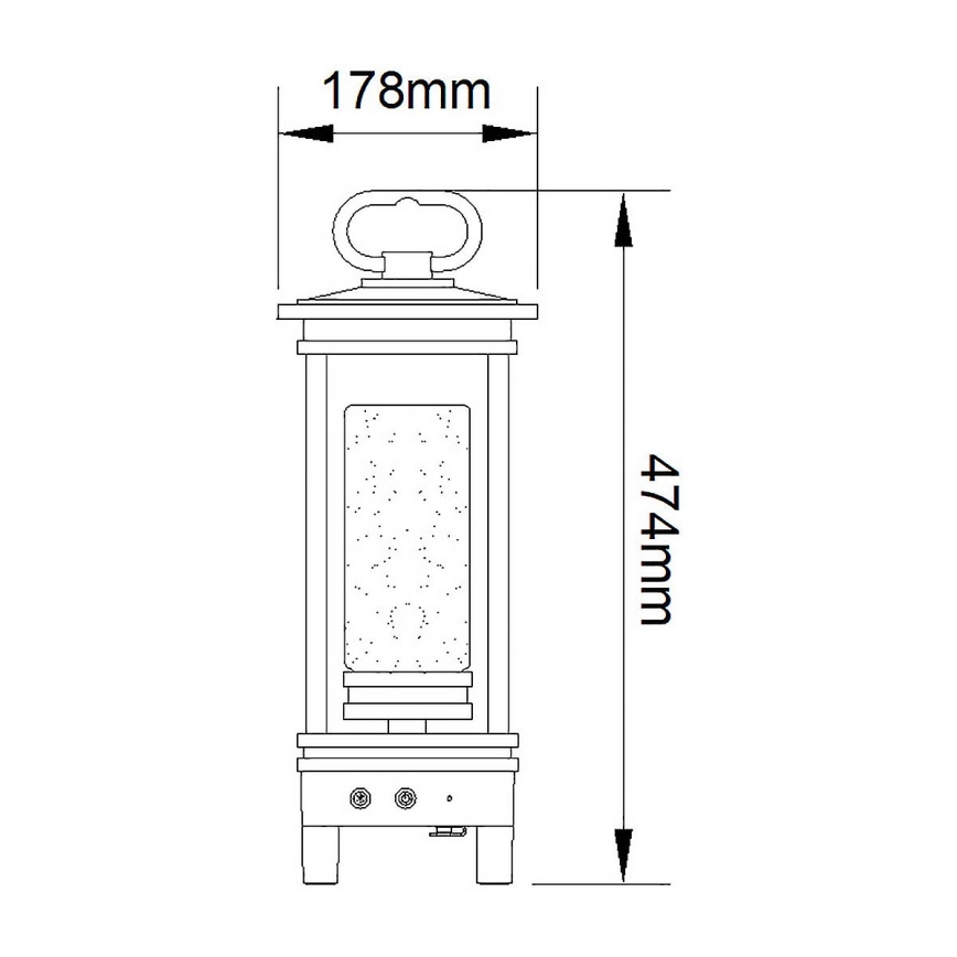 Kichler - LED Väli laetav laualamp kõlariga SOUTH HOPE LED/3W/230V IP44