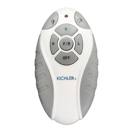 Kichler - LED Hämardatav laeventilaator TERNA LED/10W/230V matt kroom/valge + kaugjuhtimispult