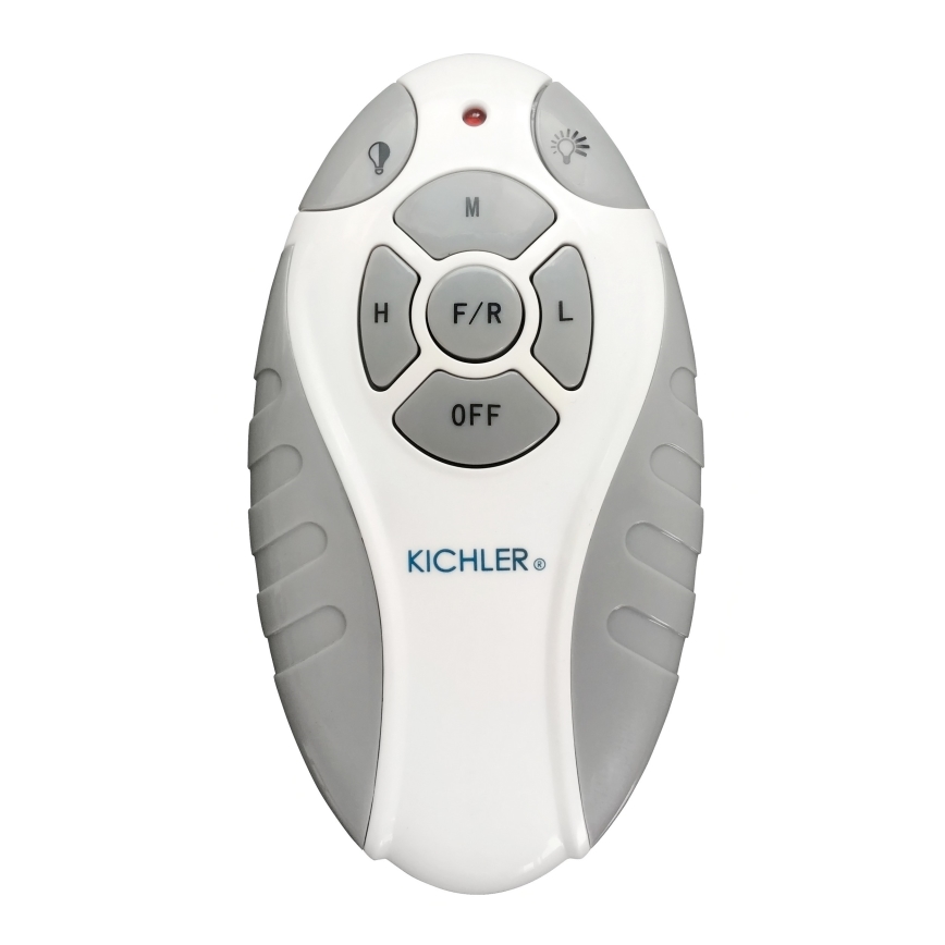 Kichler - LED Hämardatav laeventilaator TERNA LED/10W/230V matt kroom/valge + kaugjuhtimispult