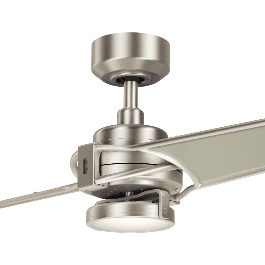 Kichler - LED Hämardatav laeventilaator XETY LED/10W/230V  matt kroom/hõbedane + kaugjuhtimispult