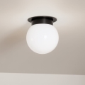 Kichler - laelamp ALBERS 1xE27/40W/230V läbimõõt 20,3 cm must