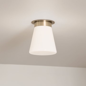 Kichler - laelamp ALBERS 1xE27/40W/230V, läbimõõt 21,6 cm, pronksviimistlus