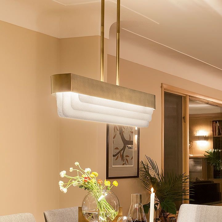 Kichler - LED lühter varrega SERENE LED/40W/230V kuldne
