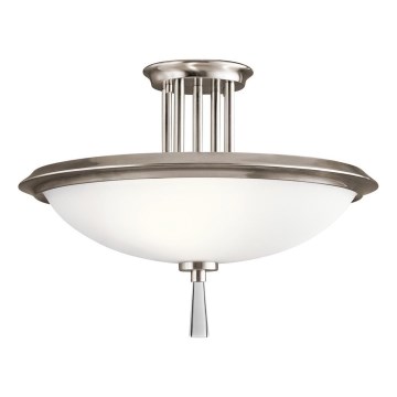 Kichler - Pinnale kinnitatav lühter DREYFUS 3xE27/60W/230V matt kroom