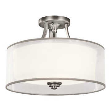Kichler - Pinnale kinnitatav lühter LACEY 3xE27/60W/230V matt kroom