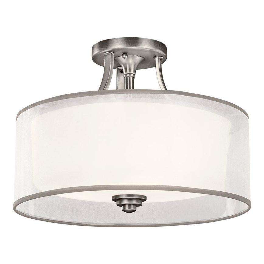Kichler - Pinnale kinnitatav lühter LACEY 3xE27/60W/230V matt kroom