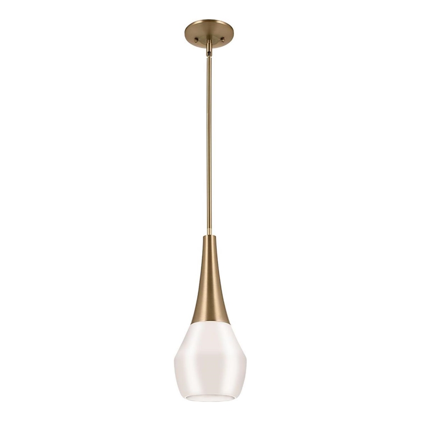 Kichler - Ripplühter DEELA 1xE27/60W/230V d. 17,8 cm messing