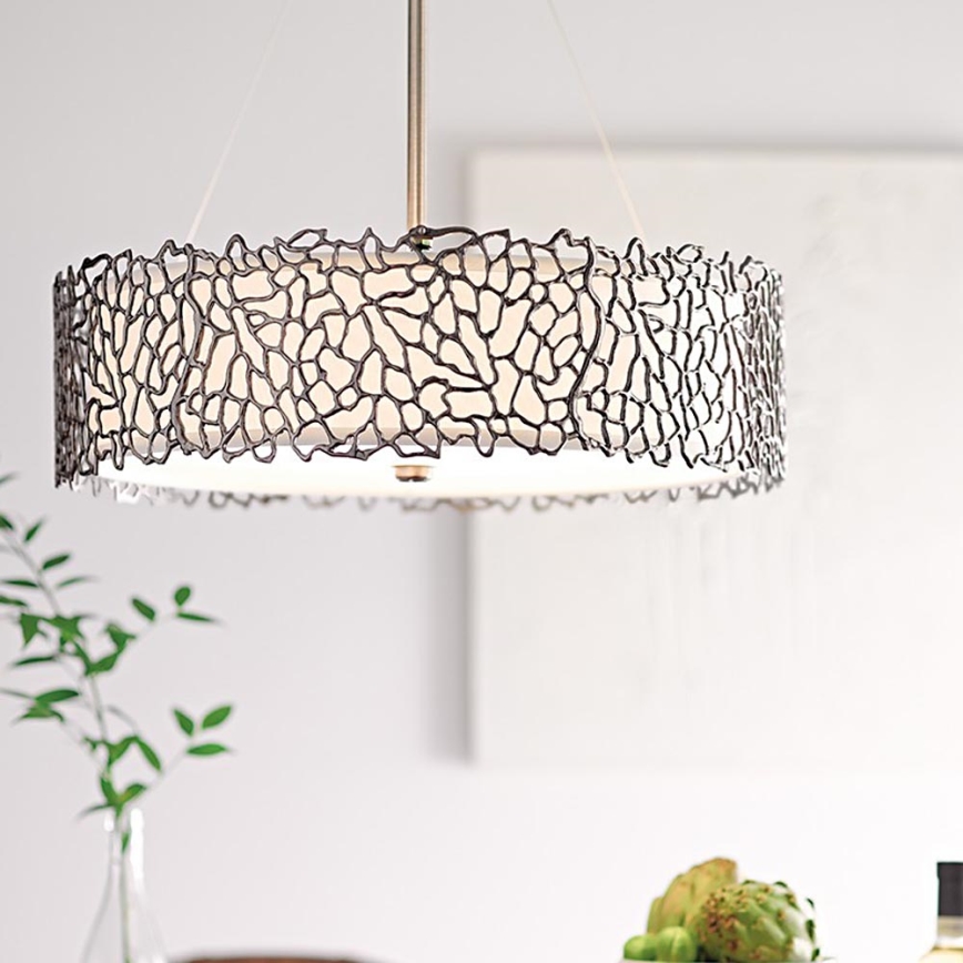 Kichler - Ripplühter SILVER CORAL 3xE27/100W/230V matt kroom