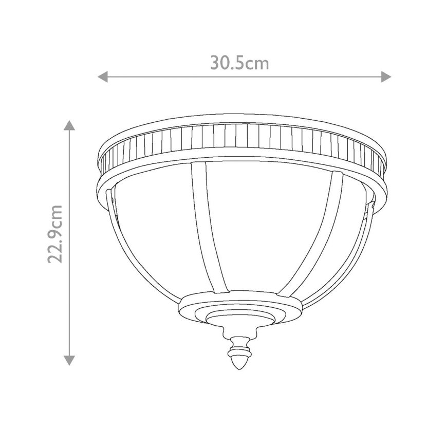 Kichler - Väli laevalgusti HALLERON 3xE14/40W/230V IP44 antratsiit