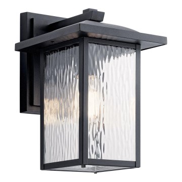 Kichler - Väli seinavalgusti CAPPANNA 1xE27/60W/230V IP44 must