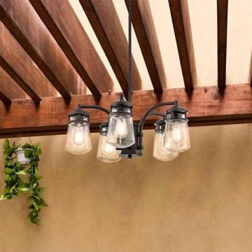 Kichler - Välilühter LYNDON 5xE27/60W/230V IP44