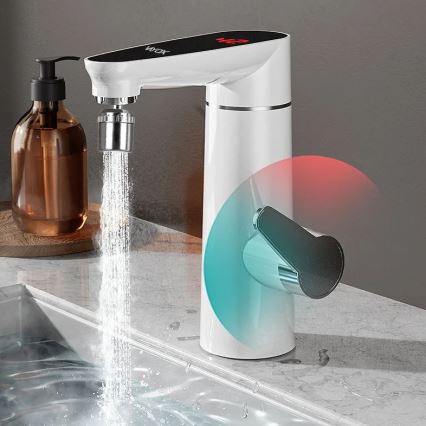 Kiirboiler koos LED dioodidega ekraan 3000W/230V IPX4 valge
