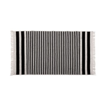 KILIM GOLD kahepoolne vaip 80x150 cm must/valge