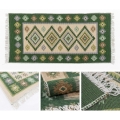 KILIM kahepoolne orientaalne vaip 80x150 cm roheline/beež