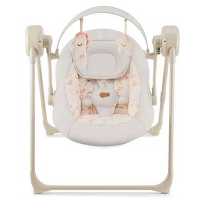 KINDERKRAFT - beebikiik SWINGEE meloodiaga, beež, 4xAAA/230V