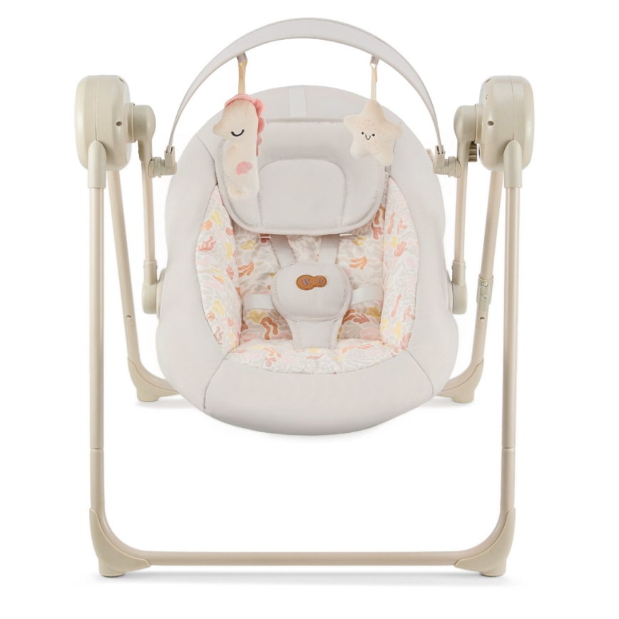 KINDERKRAFT - beebikiik SWINGEE meloodiaga, beež, 4xAAA/230V