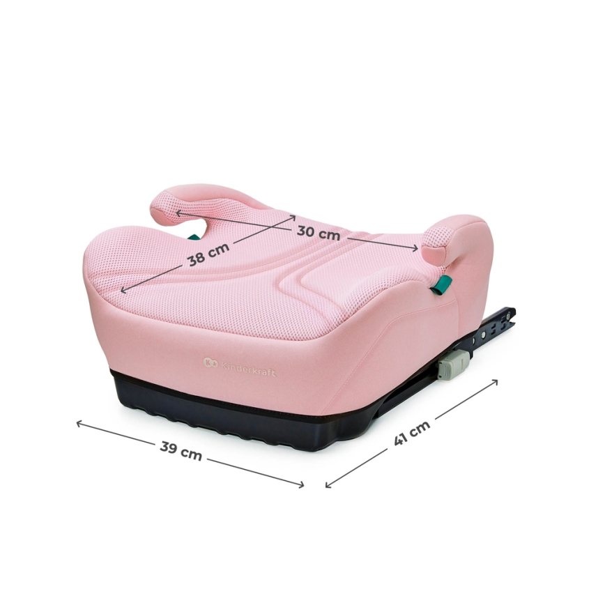 KINDERKRAFT – I-BOOST 2 PRO i-Size auto-kõrgendaja, 125–150 cm, roosa