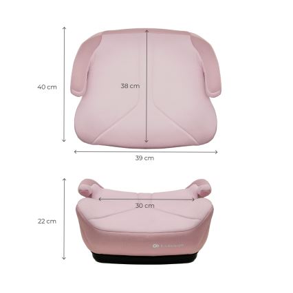 KINDERKRAFT - I-BOOST 2 turvakõrgendaja autole 125–150 cm roosa