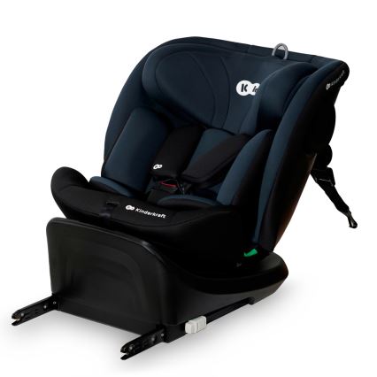 KINDERKRAFT - I-GROW i-Size pööratava alusega auto turvatool (40-150 cm) must