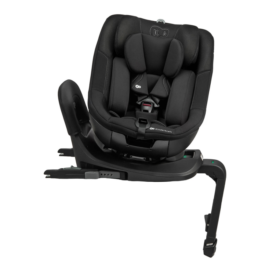 KINDERKRAFT - I-GUARD i-Size pöörleva alusega laste turvatool 40-105 cm, must