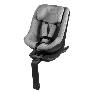KINDERKRAFT - I-GUARD PRO i-Size 61-105 cm pööratava alusega lapse turvatool, hall