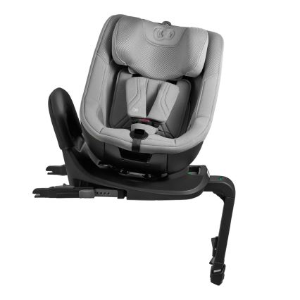 KINDERKRAFT - I-GUARD PRO i-Size 61-105 cm pööratava alusega lapse turvatool, hall