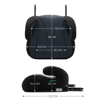 KINDERKRAFT - Istmekõrgendus I-BOOST i-Suurus 135-150 cm must