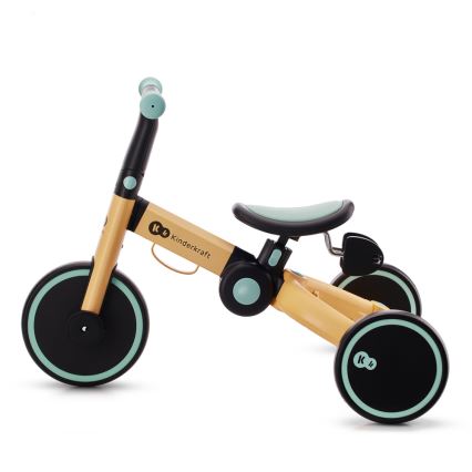 KINDERKRAFT - Jooksuratas 3-ühes 4TRIKE kollane/münt