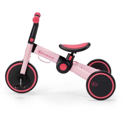 KINDERKRAFT - Jooksuratas 3-ühes 4TRIKE roosa