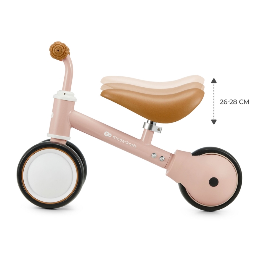 KINDERKRAFT - Jooksuratas CUTIE roosa